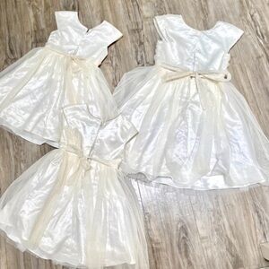 Wedding flower girl/communion boho dresses like new -45$ each